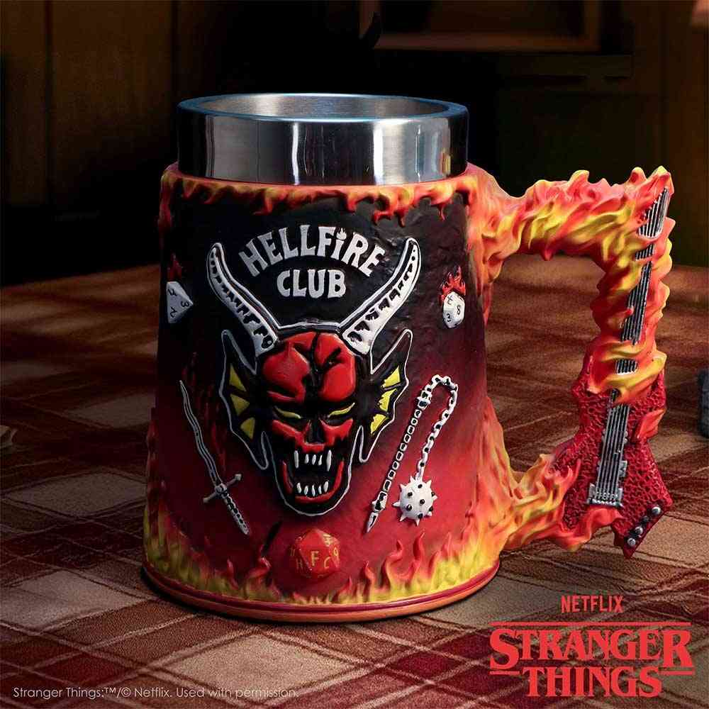 Nemesis Now Stranger Things - Stranger Things Hellfire Club Tankard Bierpul - Multicolours